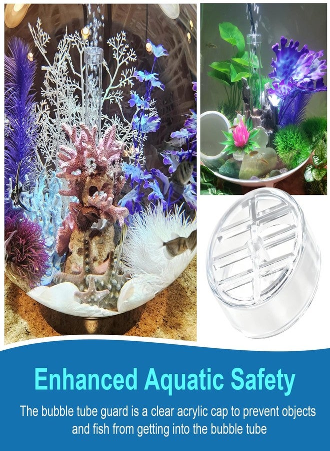 Batator Bubble Tube Guard for biOrb Aquarium, Acrylic Cover Aquariums Prevents Objects, Fish, Snails, Shrimp Out of Filter for Safe and Clean Tank -2PCS - Image 4